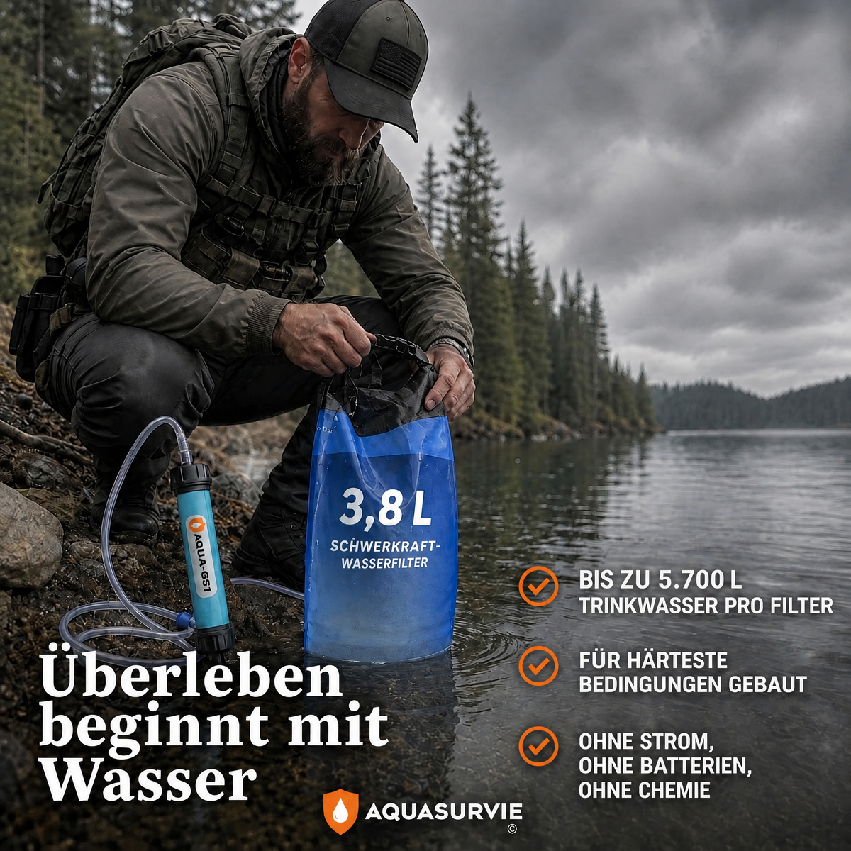 AQUA-GS1 Wasserfilter-Set